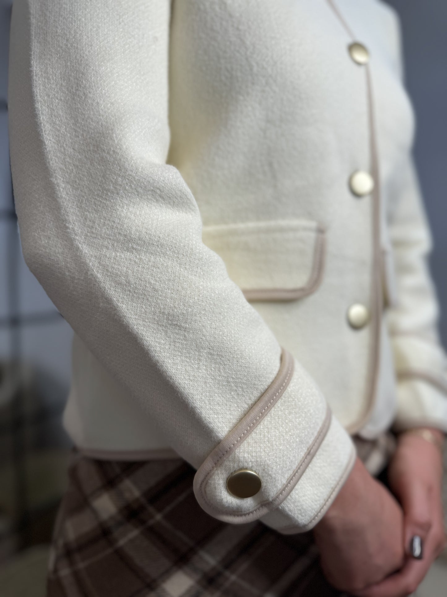 Cream SOFT JACKET