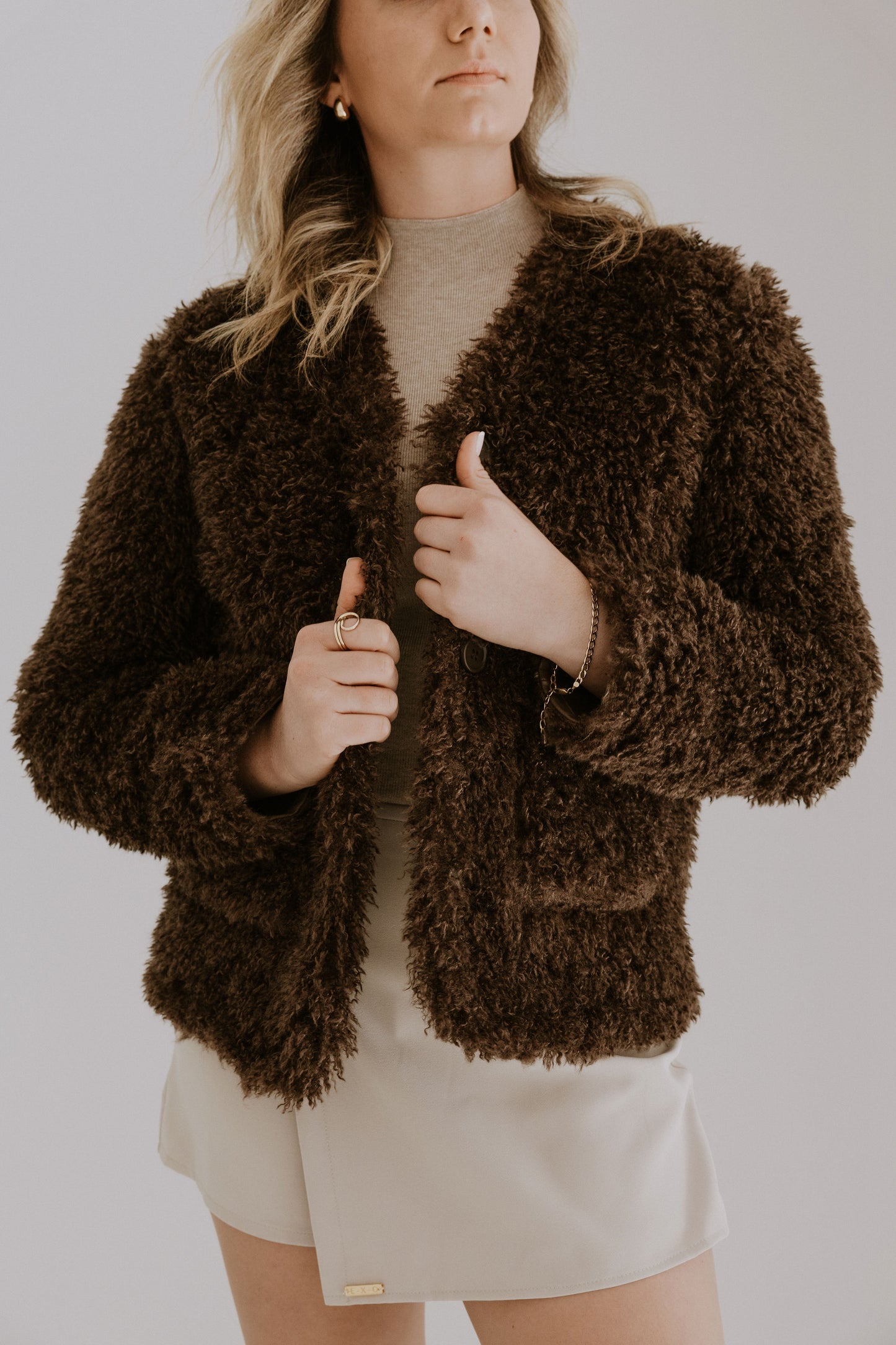 Fluffy Chocolate brown coat