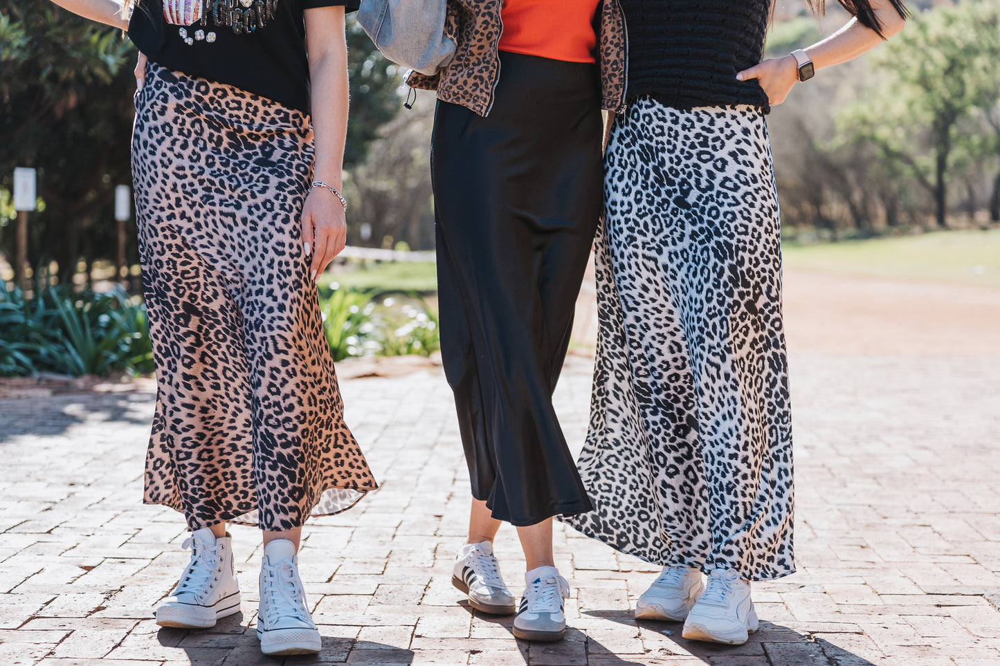 Leopard Skirt Brown