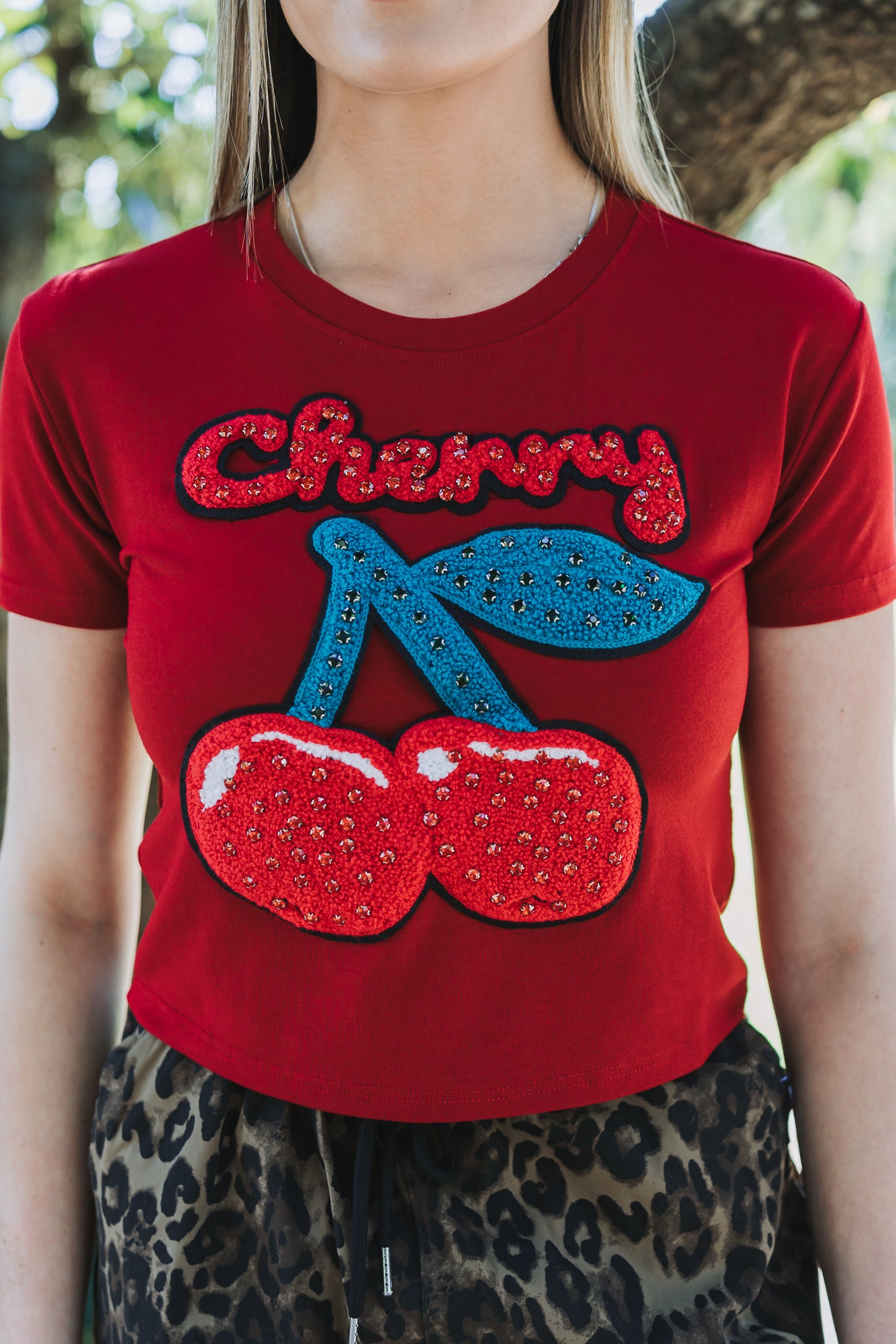 Cherry Tee Red